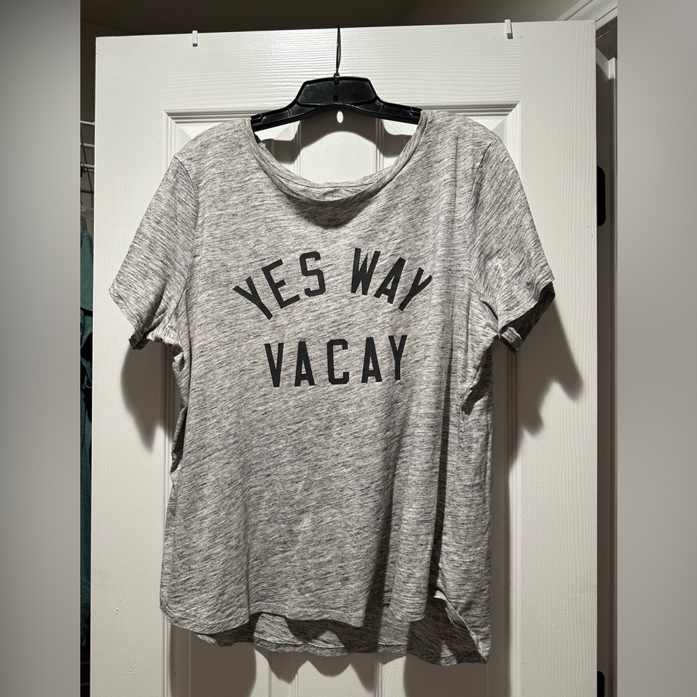 Old Navy shirt - Yes Way Vacay